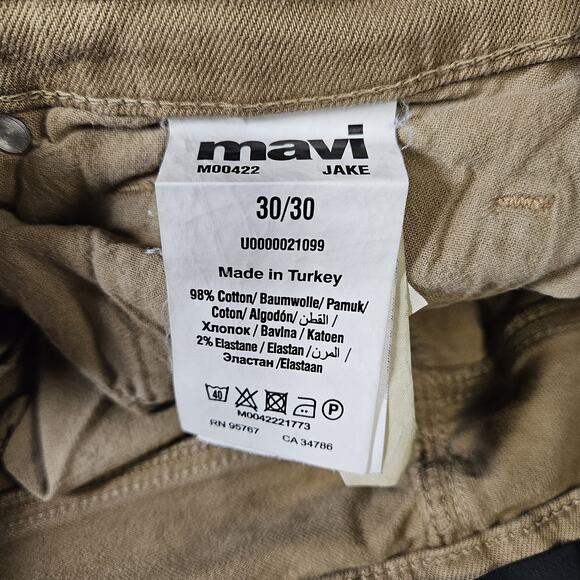 Mavi Jeans Mens Size 30x30 Tan Jake Casual Pants - Picture 9 of 11